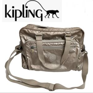 Kipling Alanna Diaper Bag ~ Metallic Gold. No monkey.